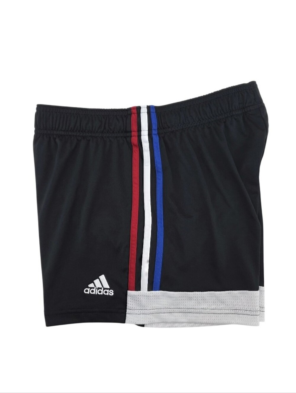 Adidas Aeroready Athletic Shorts Women's Size Small Red White Blue Stripes USA